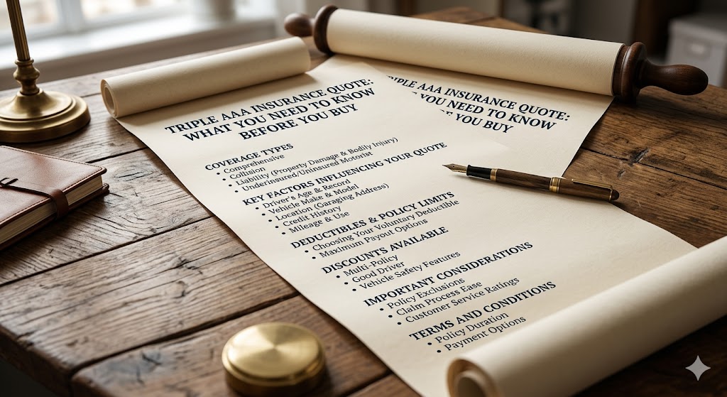 Triple AAA Insurance Quote: What You Need to Know Before You Buy