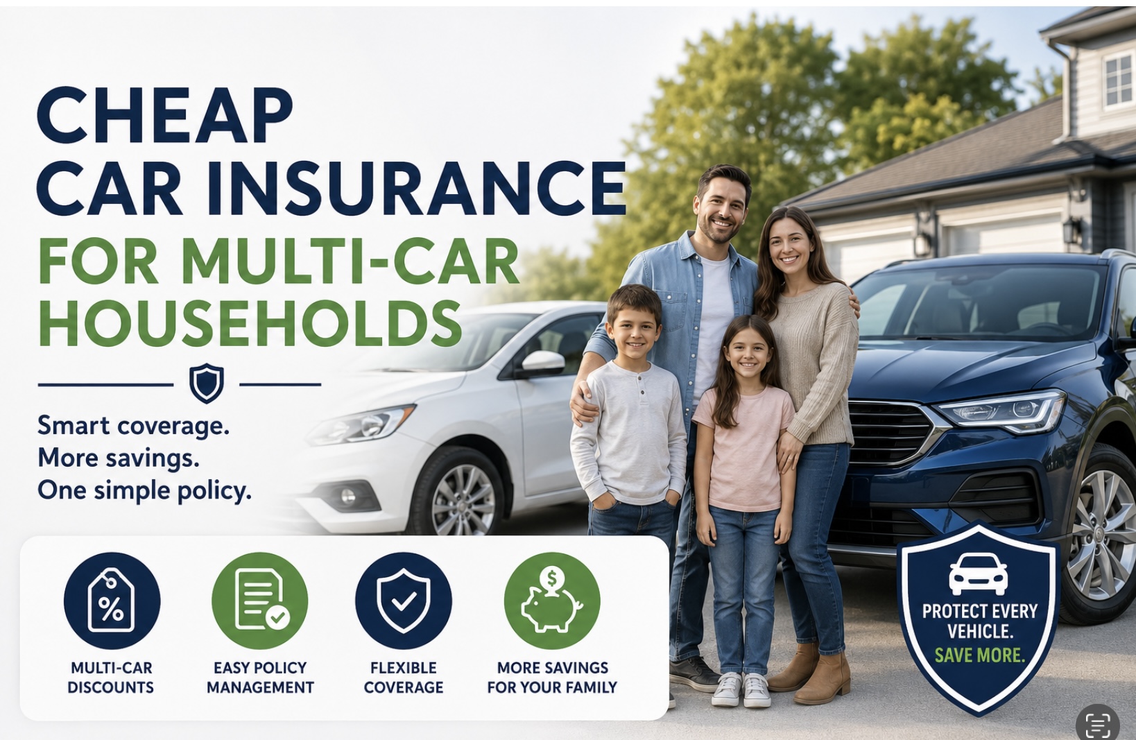 Cheap Car Insurance for Multi-Car Households: How to Save More Without Sacrificing Coverage
